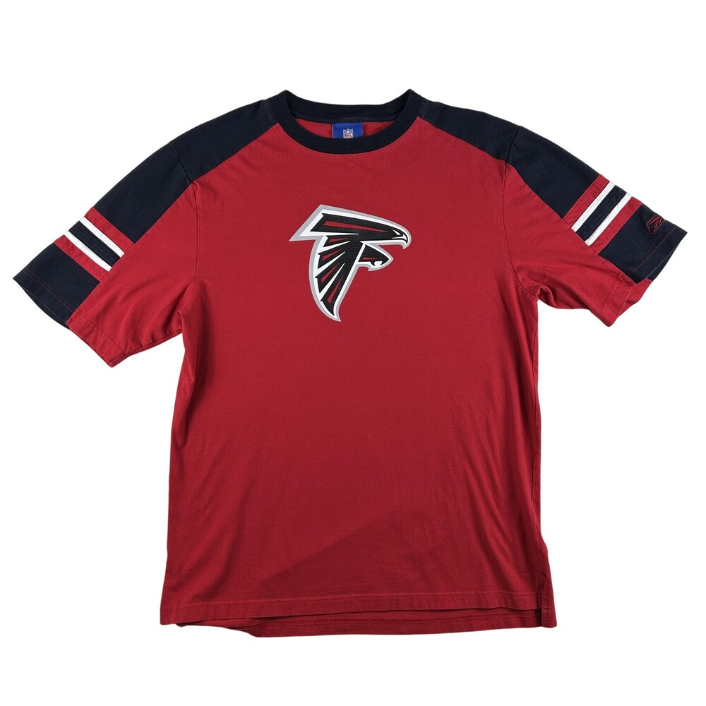 Vintage Atlanta Falcons Shirt Mens Large Short Sleeve NFL Football Reebok Tee